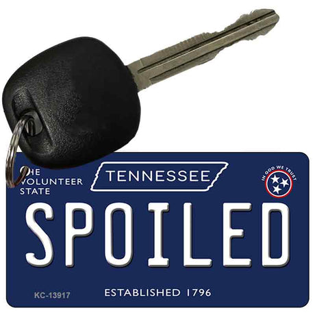 Spoiled Tennessee Blue Novelty Metal Key Chain