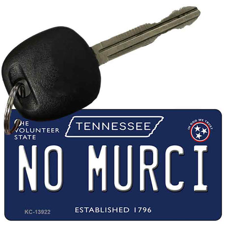 No Murci Tennessee Blue Novelty Metal Key Chain