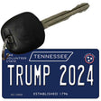 Trump 2024 Tennessee Blue Novelty Metal Key Chain