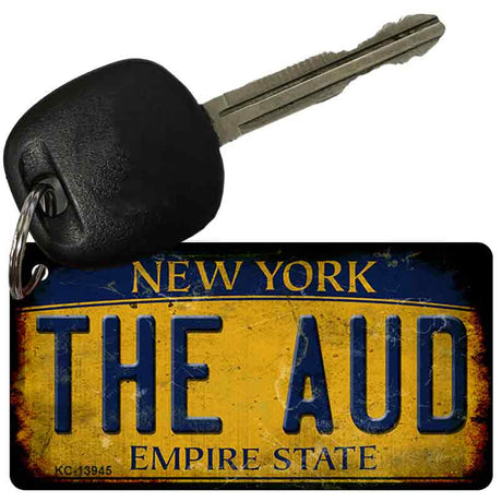 The Aud New York Yellow Novelty Metal Key Chain