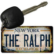 The Ralph New York White Novelty Metal Key Chain