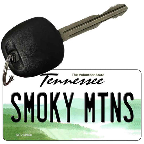 Smoky Mtns Tennessee Novelty Metal Key Chain