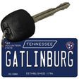 Gatlinburg Tennessee Blue Novelty Metal Key Chain