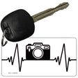 Photography Heart Beat Novelty Metal Key Chain