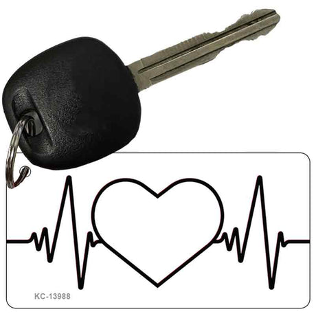 Love Heart Beat Novelty Metal Key Chain