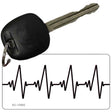 Heart Beats Novelty Metal Key Chain