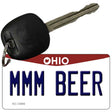 MMM Beer Ohio Novelty Metal Key Chain