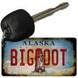 Bigfoot Alaska Novelty Metal Key Chain