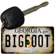 Bigfoot Georgia Novelty Metal Key Chain