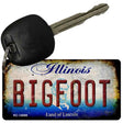 Bigfoot Illinois Novelty Metal Key Chain