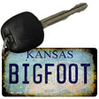 Bigfoot Kansas Novelty Metal Key Chain