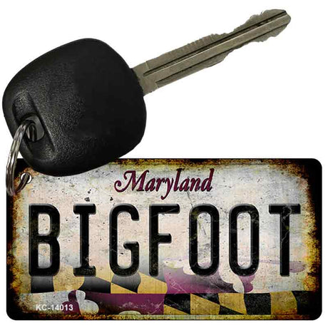 Bigfoot Maryland Novelty Metal Key Chain