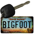 Bigfoot North Dakota Novelty Metal Key Chain