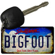 Bigfoot South Dakota Novelty Metal Key Chain