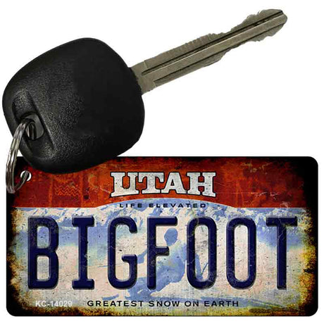 Bigfoot Utah Novelty Metal Key Chain