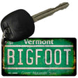 Bigfoot Vermont Novelty Metal Key Chain