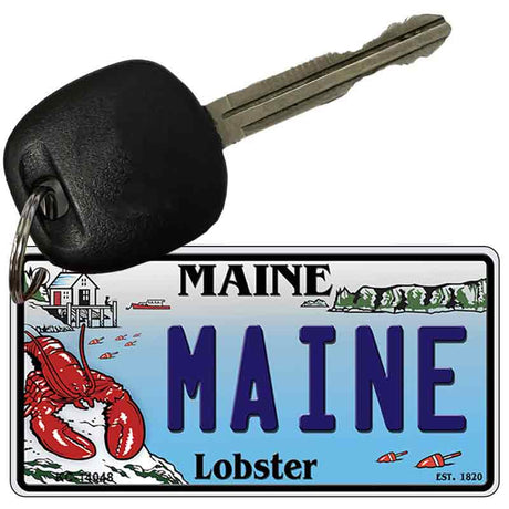 Maine Lobster Novelty Metal Key Chain