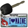 I Heart Maine Lobster Novelty Metal Key Chain