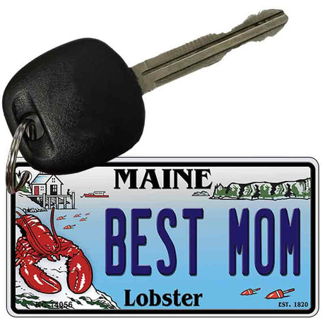 Best Mom Maine Lobster Novelty Metal Key Chain