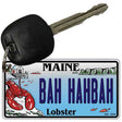 Bah Hahbah Maine Lobster Novelty Metal Key Chain