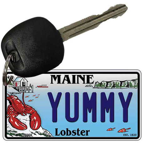 Yummy Maine Lobster Novelty Metal Key Chain