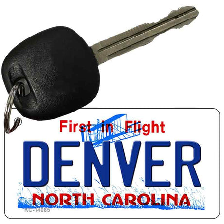 Denver North Carolina Novelty Key Chain