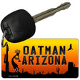 Oatman Kokopelli Arizona Scenic Background Novelty Metal Key Chain