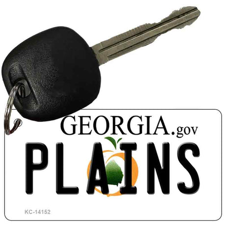 Plains Georgia Novelty Metal Key Chain