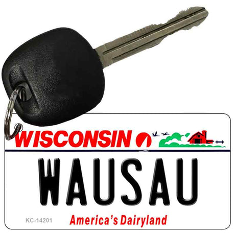 Wausau Wisconsin Novelty Metal Key Chain