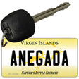 Virgin Islands Anegada Novelty Metal Key Chain