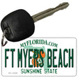 Florida FT Myers Beach Novelty Metal Key Chain