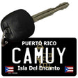 Camuy Puerto Rico Black Novelty Metal Key Chain