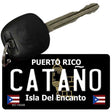 Catano Puerto Rico Black Novelty Metal Key Chain