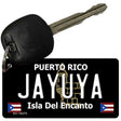 Jayuya Puerto Rico Black Novelty Metal Key Chain