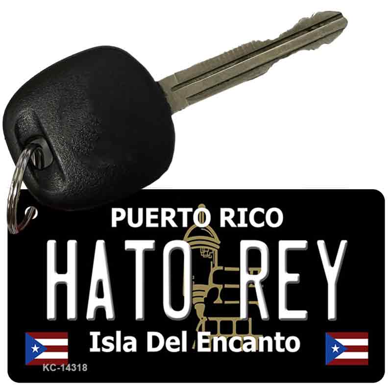 Hato Rey Puerto Rico Black Novelty Metal Key Chain