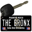 The Bronx Puerto Rico Black Novelty Metal Key Chain