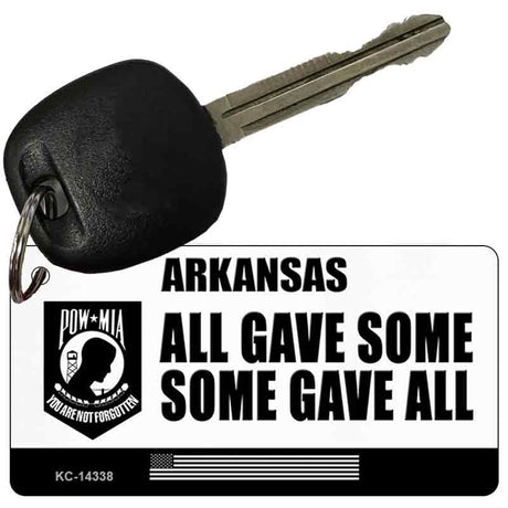 Arkansas POW MIA Some Gave All Novelty Metal Key Chain