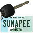 Sunapee New Hampshire Novelty Metal Key Chain