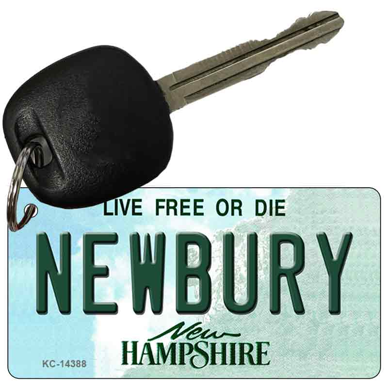 Newbury New Hampshire Novelty Metal Key Chain