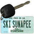 Ski Sunapee New Hampshire Novelty Metal Key Chain