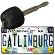 Gatlinburg License Plate Art Novelty Metal Key Chain