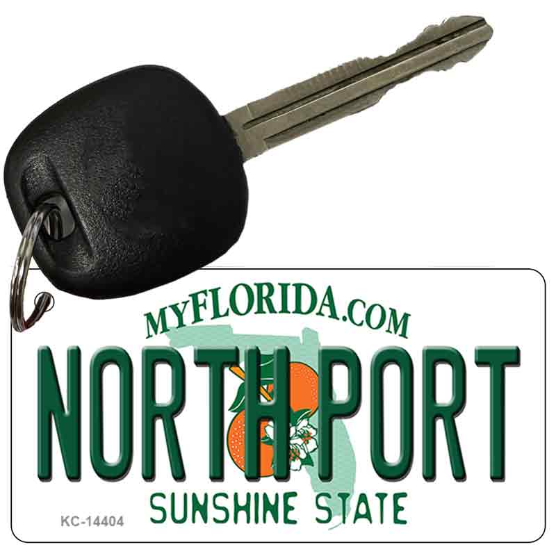 North Port Florida Novelty Metal Key Chain