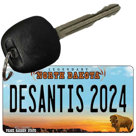 Desantis 2024 North Dakota Novelty Metal Key Chain