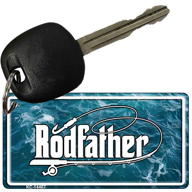 Rodfather Novelty Aluminum Key Chain KC-14467