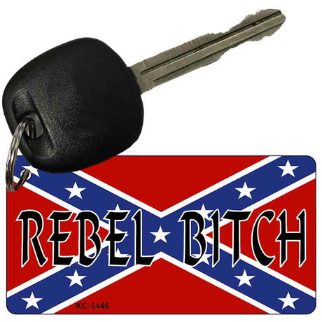 Rebel Bitch Novelty Aluminum Key Chain KC-1446