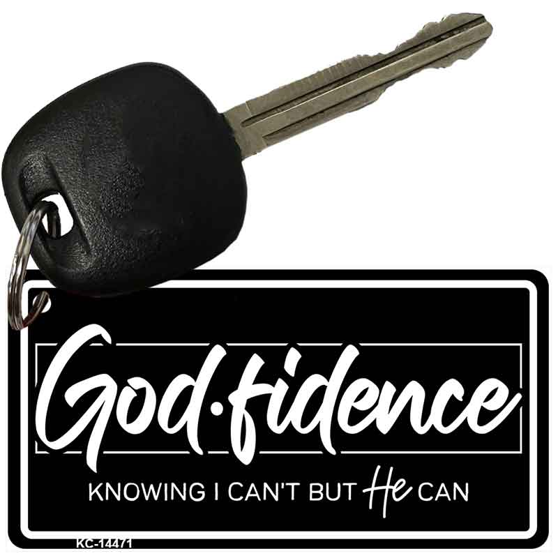 Godfidence Novelty Aluminum Key Chain KC-14471