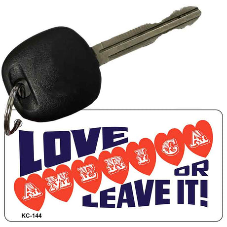 Love America Novelty Aluminum Key Chain KC-144