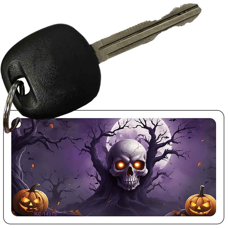 The Haunted Skull Tree Novelty Aluminum Key Chain KC-14515