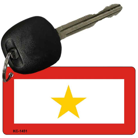 One Gold Star Novelty Aluminum Key Chain KC-1451