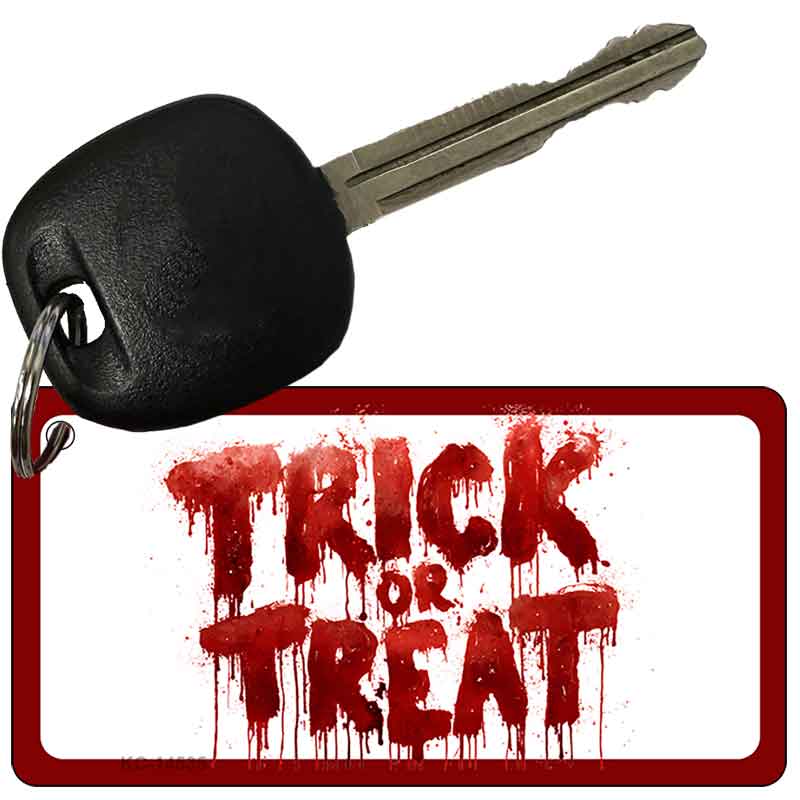 Trick or Treat Bloody Novelty Aluminum Key Chain KC-14535